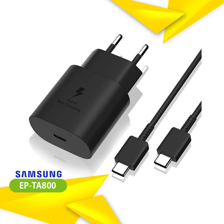 شارژر دیواری مدل EP-TA800 به همراه کابل تبدیل USB-C
