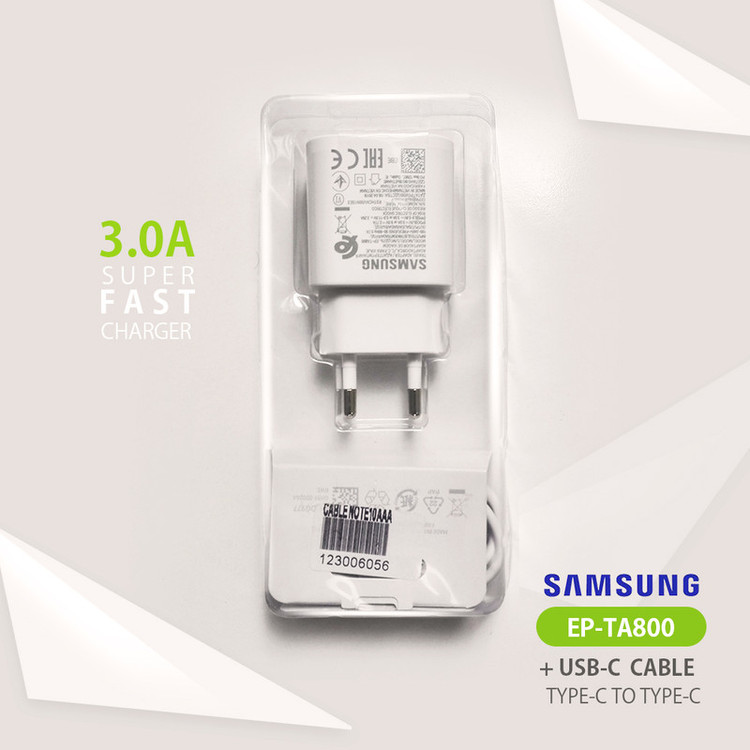 شارژر دیواری مدل EP-TA800 به همراه کابل تبدیل USB-C