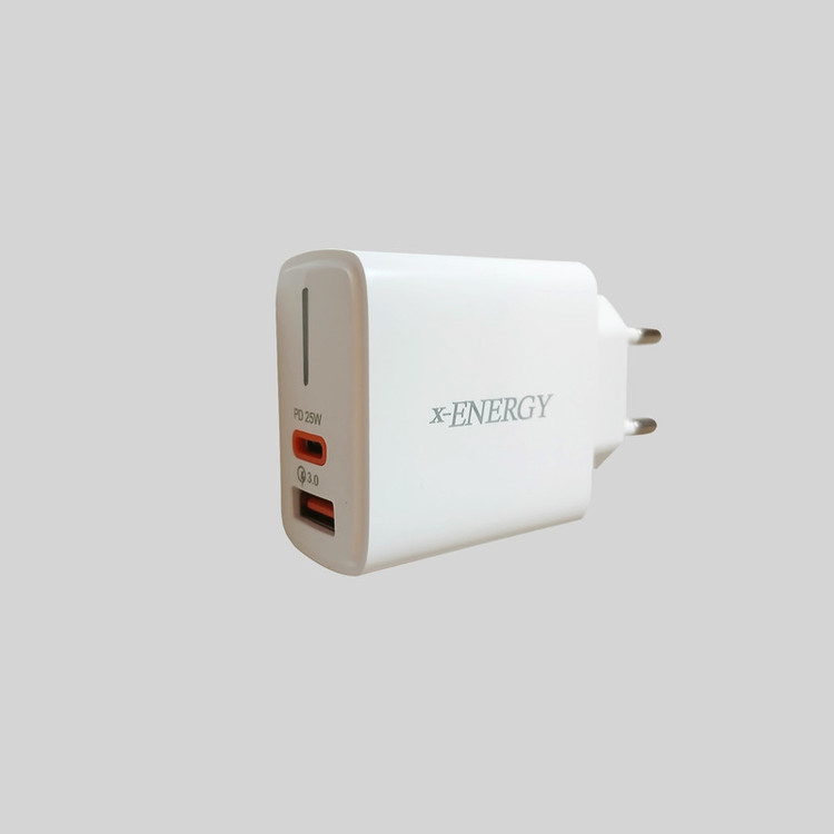 شارژر دیواری 25 وات 2 پورت ایکس-انرژی مدل X-525N