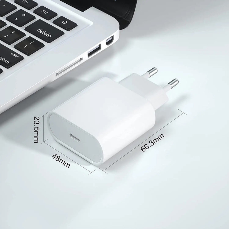 شارژر دیواری ۲۰ وات مدل A2347EU به همراه کابل لایتنینگ