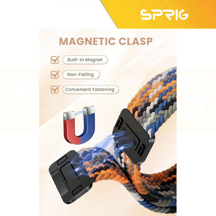 بند اسپریگ مدل Braided MG Amizze مناسب برای اپل واچ 44/45 میلی متری سری se/1/2/3/4/5/6/7/8/9 به همراه کاور
