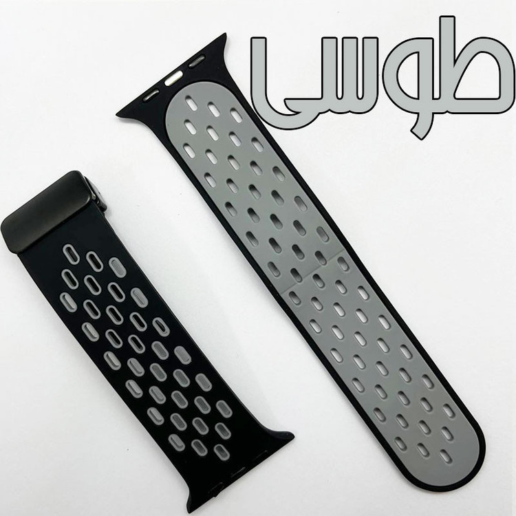 بند گوف مدل Breathable Silicon Magnetic مناسب برای اپل واچ سایز 42/44/45/49 میلی متری سری 1/2/3/4/5/6/7/8/9/SE/ULTRA/ULTRA 2