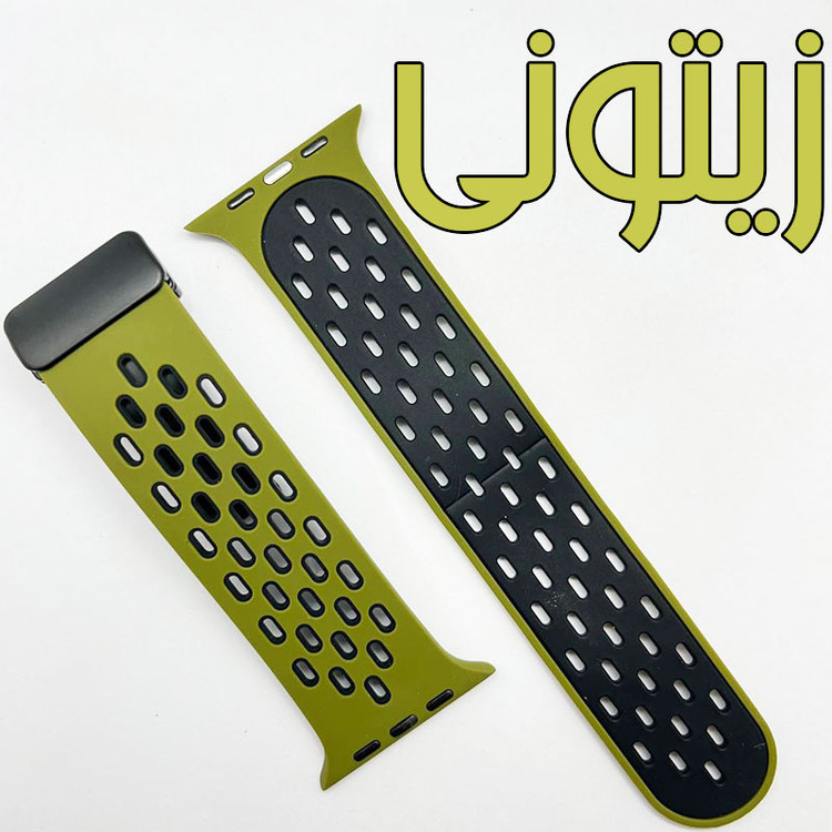 بند گوف مدل Breathable Silicon Magnetic مناسب برای اپل واچ سایز 42/44/45/49 میلی متری سری 1/2/3/4/5/6/7/8/9/SE/ULTRA/ULTRA 2