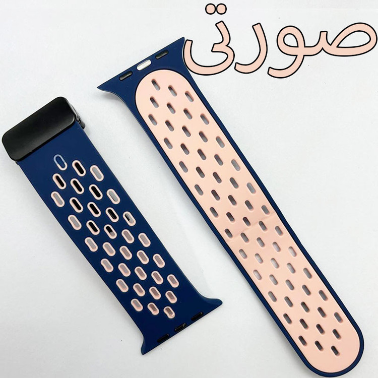 بند گوف مدل Breathable Silicon Magnetic مناسب برای اپل واچ سایز 42/44/45/49 میلی متری سری 1/2/3/4/5/6/7/8/9/SE/ULTRA/ULTRA 2