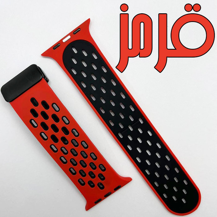 بند گوف مدل Breathable Silicon Magnetic مناسب برای اپل واچ سایز 42/44/45/49 میلی متری سری 1/2/3/4/5/6/7/8/9/SE/ULTRA/ULTRA 2