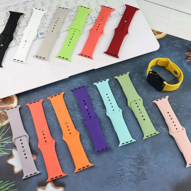 بند راینو مدل Silicone مناسب برای اپل واچ سری SE/1/2/3/4/5/6/7/8/9 سایز 38/40/41mm
