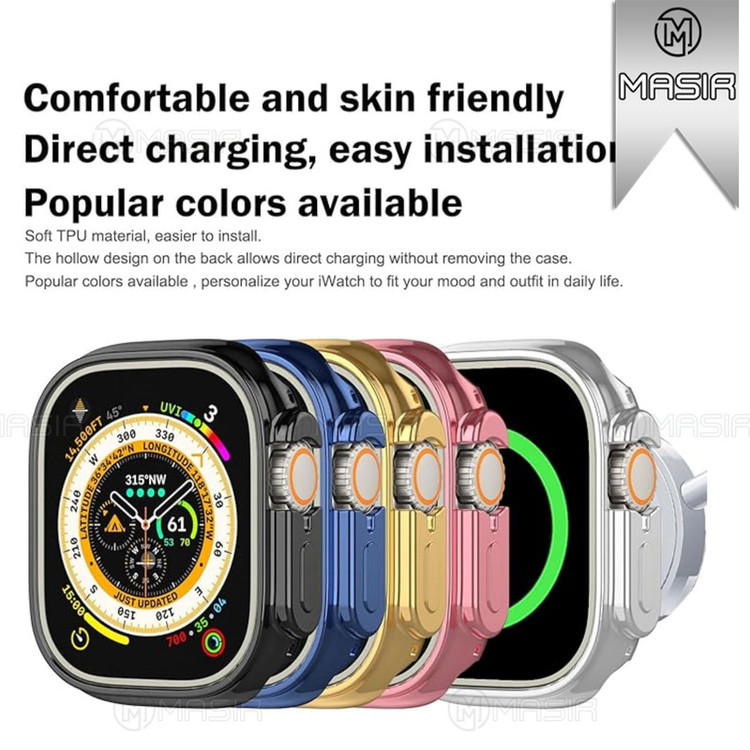 کاور مسیر مدل Soft Jelly Protective مناسب برای اپل واچ Ultra 49mm / Ultra 2 49mm