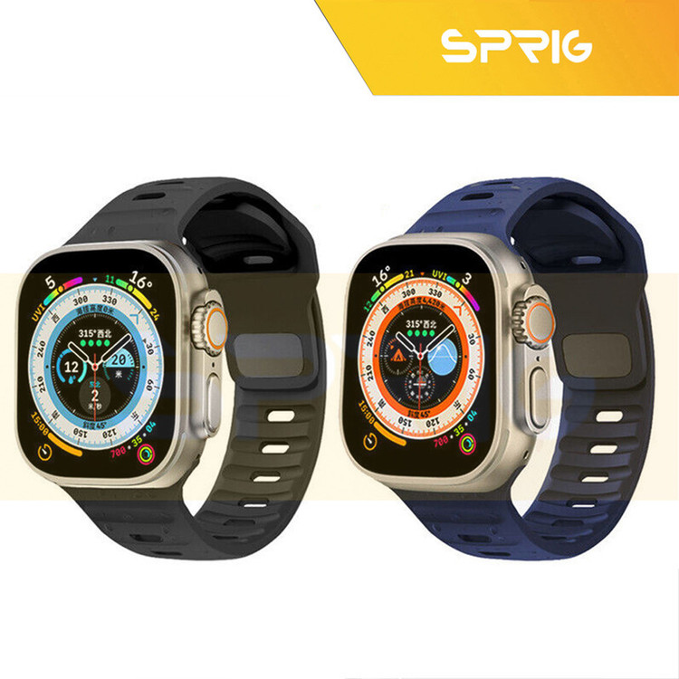 بند اسپریگ مدل Spig Sport strap مناسب برای اپل واچ سری 1/2/3/4/5/6/7/8/9/SE/Ultra سایز 42/44/45/49 میلی متری
