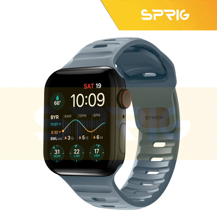 بند اسپریگ مدل Spig Sport strap مناسب برای اپل واچ سری 1/2/3/4/5/6/7/8/9/SE/Ultra سایز 42/44/45/49 میلی متری