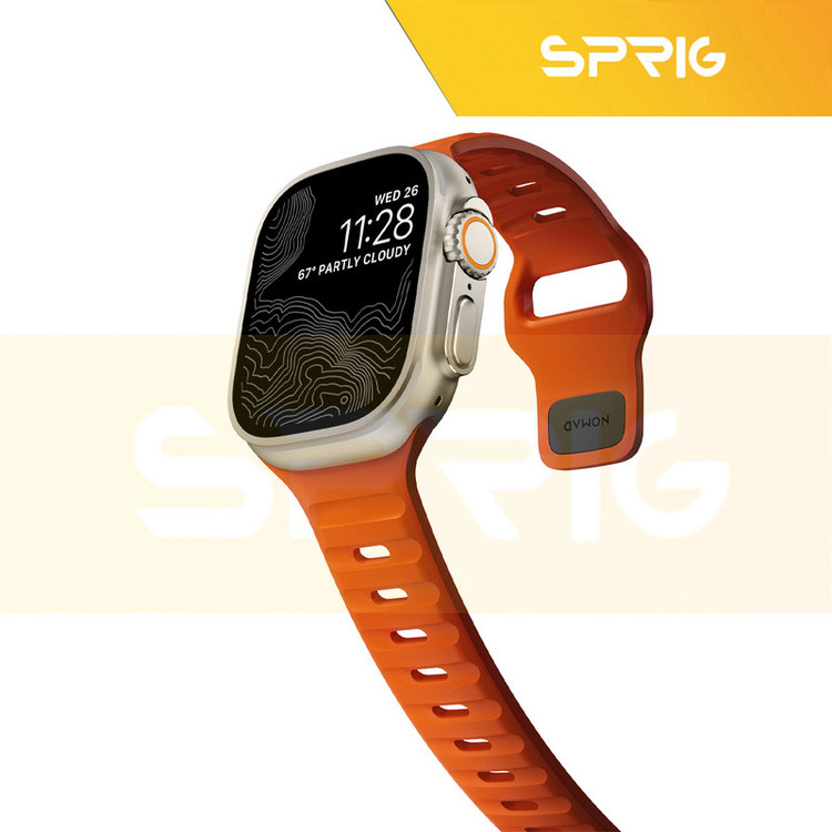 بند اسپریگ مدل Spig Sport strap مناسب برای اپل واچ سری 1/2/3/4/5/6/7/8/9/SE/Ultra سایز 42/44/45/49 میلی متری