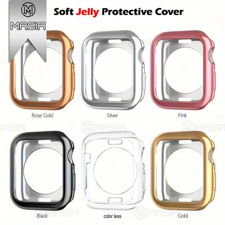 کاور مسیر مدل Soft Jelly Protective مناسب برای اپل واچ سایز 38 میلی متری