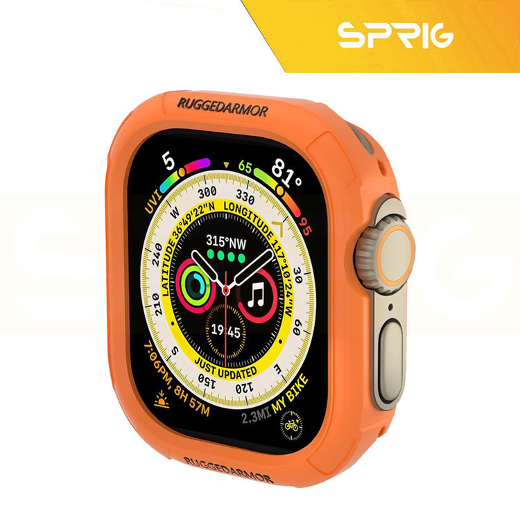 کاور اسپریگ مدل Rugged Armor مناسب برای اپل واچ Ultra / Ultra 2 49mm
