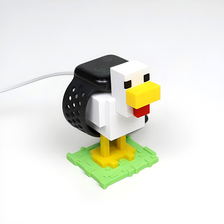 پایه نگهدارنده اپل واچ مدل Minecraft طرح مرغ