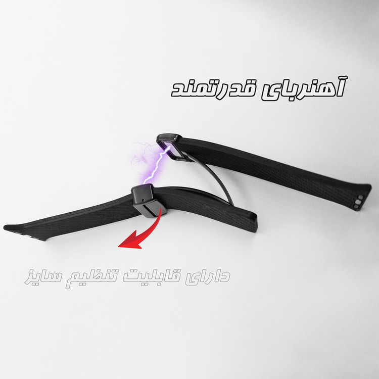 بند گوف مدل Carbon Silicone مناسب برای اپل واچ سری 1/2/3/4/5/6/7/8/9/SE/ULTRA/ULTRA 2 سایز 42/44/45/49 میلی متری