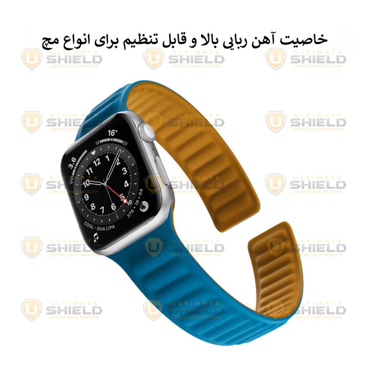 بند آلتیمیت شیلد مدل Magnet Loop مناسب برای اپل واچ سری 10 46 میلی متری