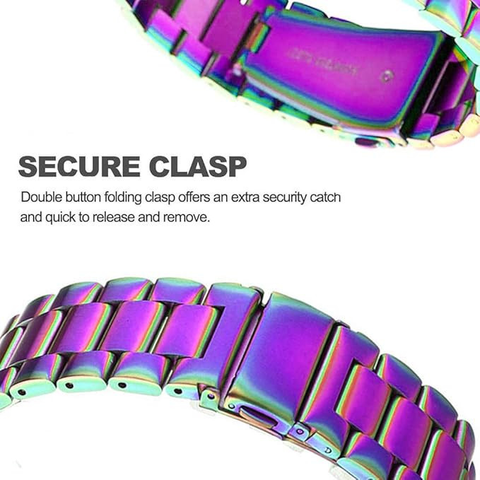 بند گوف مدل Stainless 3Bead colorful مناسب برای اپل واچ سری 4 سایز 40 میلی متری