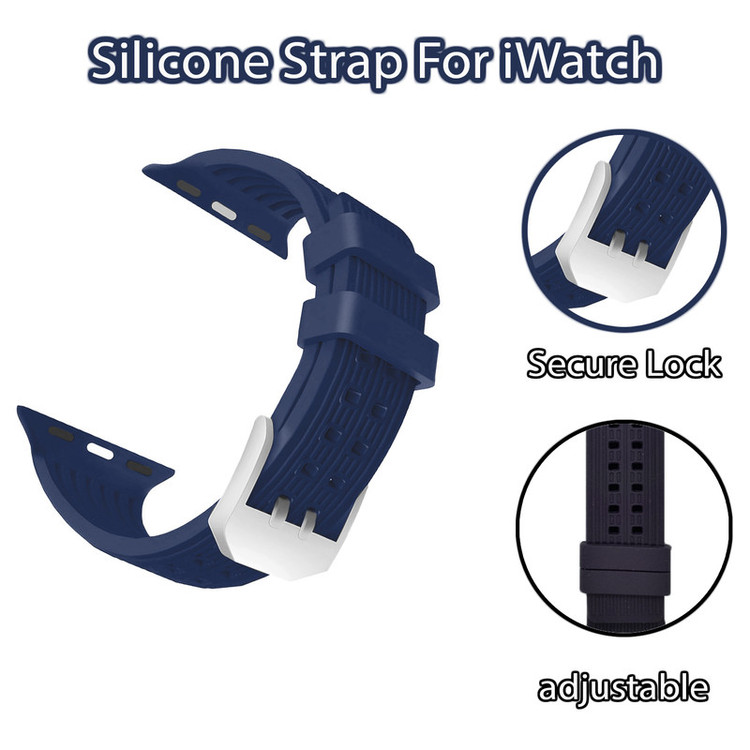 بند گوف مدل Silicone Silix-G مناسب برای اپل واچ سری 1/2/3/4/5/6/7/8/9/SE/ULTRA/ULTRA 2 سایز 42/44/45/49 میلی متری