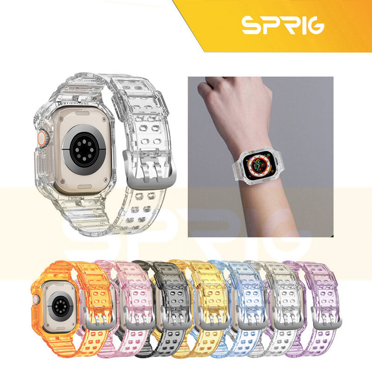 بند اسپریگ مدل CLR Resist G-Shock مناسب برای اپل واچ سری 7/8/9 سایز 41 میلی متری