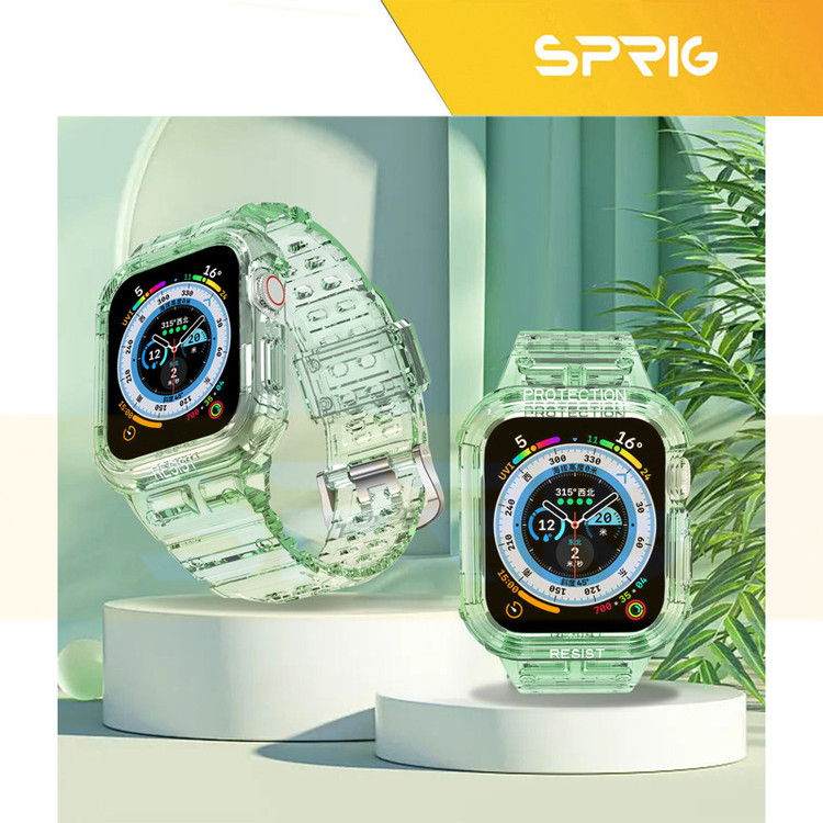 بند اسپریگ مدل CLR Resist G-Shock مناسب برای اپل واچ سری 7/8/9 سایز 41 میلی متری