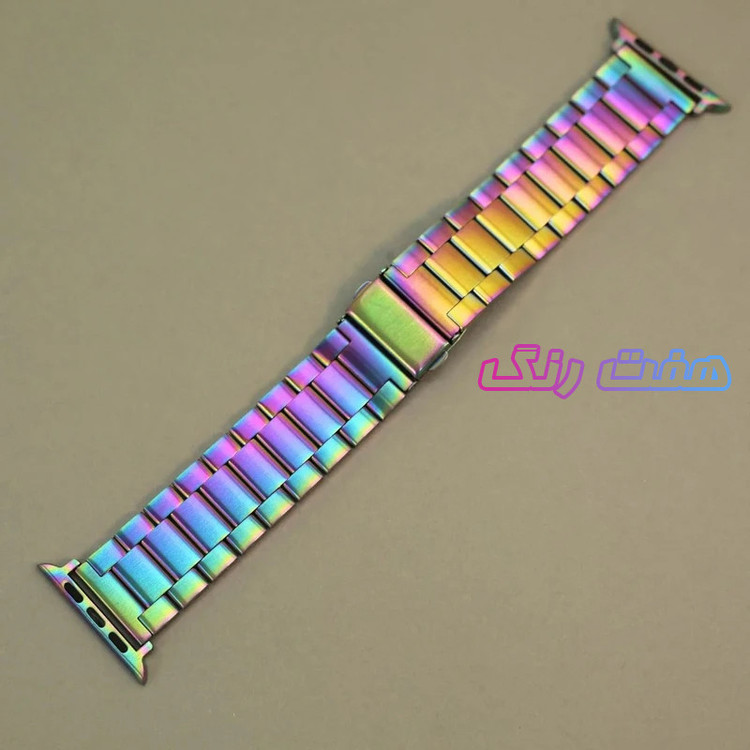 بند گوف مدل Stainless 3Bead مناسب برای ساعت هوشمند T800 ultra / T900 ultra / HK8 Pro max / HK9 Ultra 2