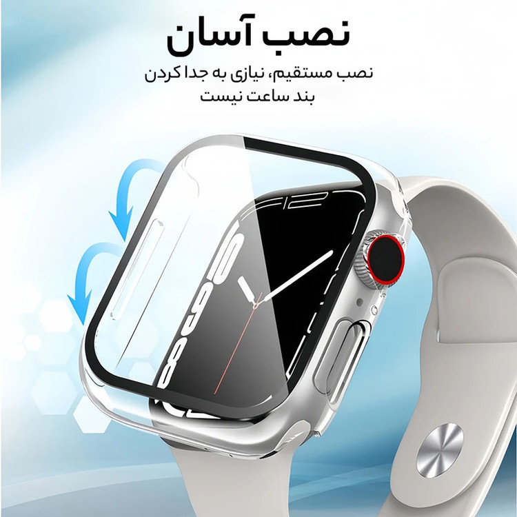 کاور لیتوو مدل S Pro مناسب برای اپل واچ سری 4/5/6/SE/SE2 سایز 40 میلی متری