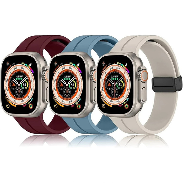 بند والکری مدل Silicon Magnetic مناسب برای اپل واچ 44 میلی متری سری SE 3