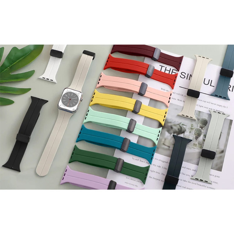 بند والکری مدل Silicon Magnetic مناسب برای اپل واچ 44 میلی متری سری SE 3