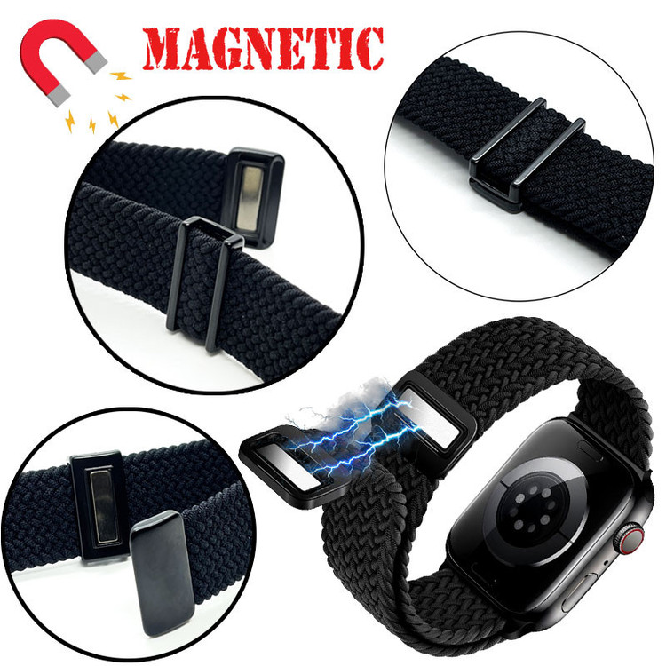 بند انتک مدل Braided Solo Magnetic OCR مناسب برای اپل واچ سری 10 سایز 46 میلی متری