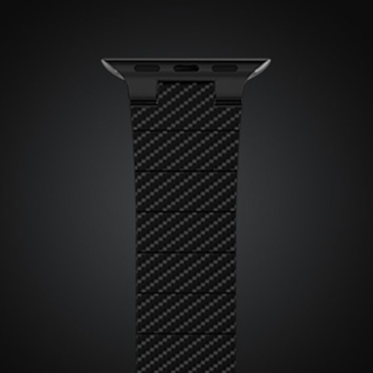 بند مسیر مدل Carbon Stainlees مناسب برای اپل واچ سری 10 سایز 46 mm