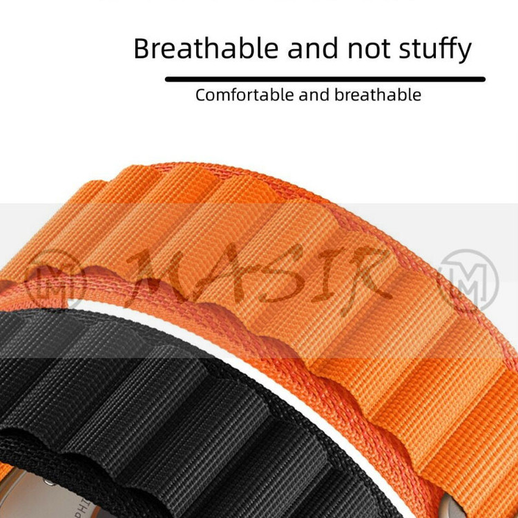 بند مسیر مدل Alpine Loop Strap مناسب برای اپل واچ سری 4 سایز 40 میلی متری