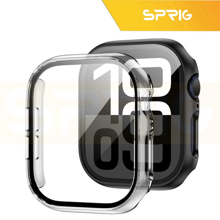 کاور اسپریگ مدل 360 Guard مناسب برای اپل واچ Series 10 42mm به همراه محافظ صفحه نمایش