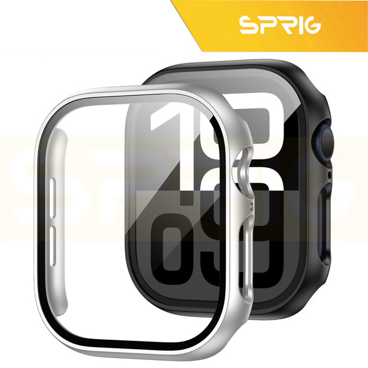 کاور اسپریگ مدل 360 Guard مناسب برای اپل واچ Series 10 42mm به همراه محافظ صفحه نمایش