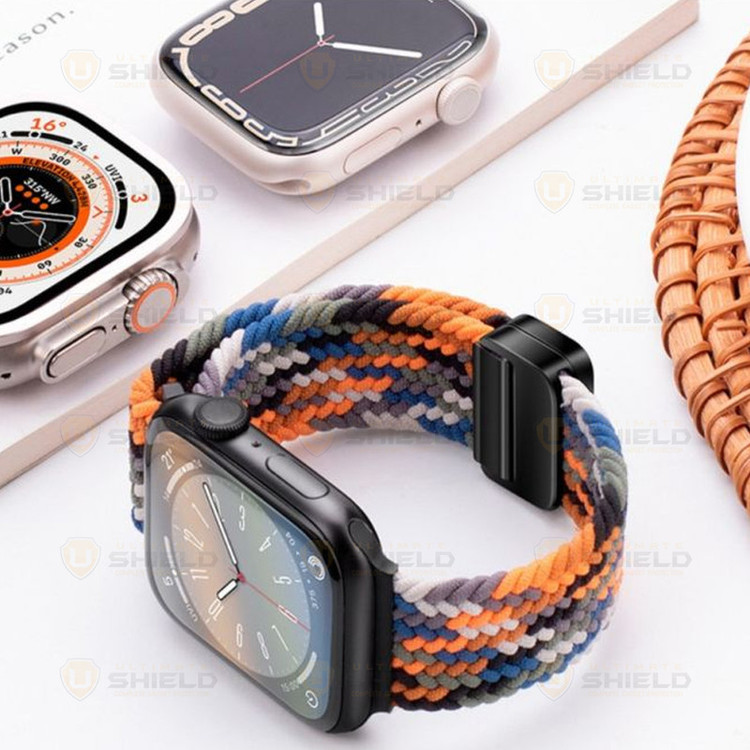 بند آلتیمیت شیلد مدل Braided Magsolo مناسب برای اپل واچ 44 میلی متری سری SE 3