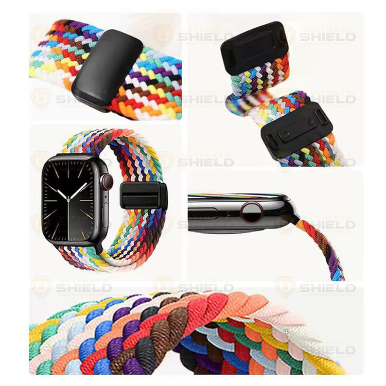 بند آلتیمیت شیلد مدل Braided Magsolo مناسب برای اپل واچ 44 میلی متری سری SE 3