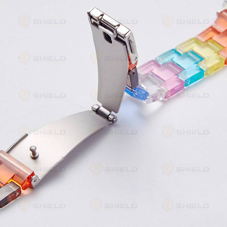 بند آلتیمیت شیلد مدل Crystal Hue مناسب برای اپل واچ 44 میلی متری سری 4/5/6/SE/SE2/SE3