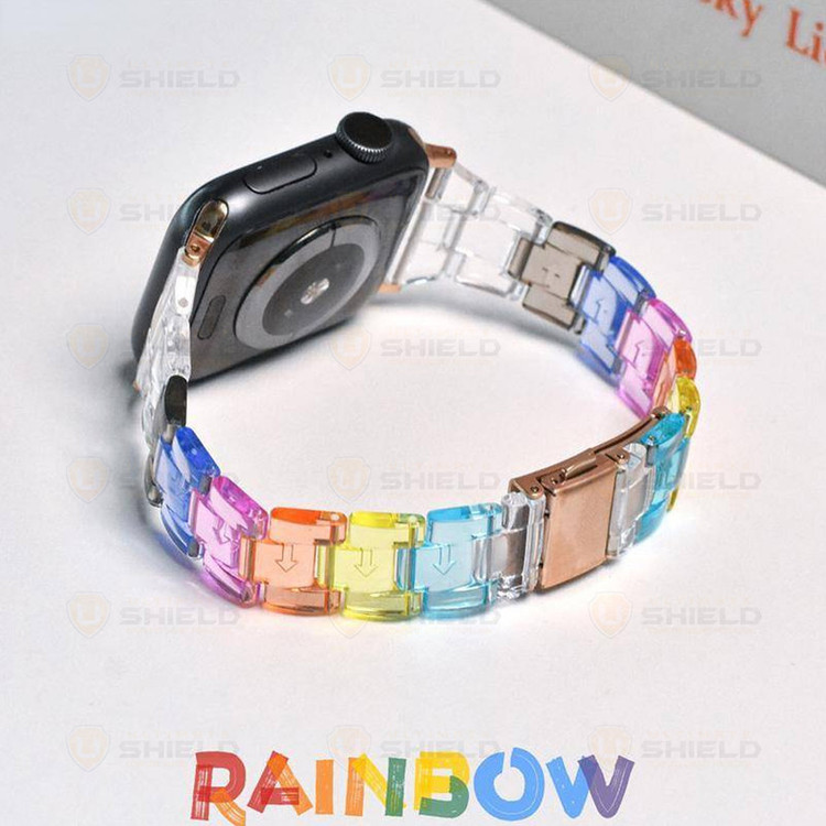 بند آلتیمیت شیلد مدل Crystal Hue مناسب برای اپل واچ 44 میلی متری سری 4/5/6/SE/SE2/SE3