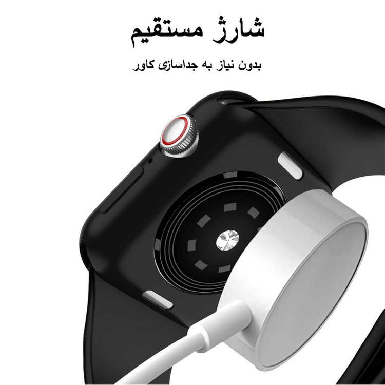 کاور هاپلایت مدل Jelly Shield HL مناسب برای اپل واچ سری 7/8/9 سایز 41 میلی متری به همراه محافظ صفحه نمایش