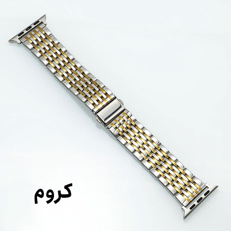 بند مسیر مدل Luxury Stanless مناسب برای اپل واچ 49 میلی متری Ultra