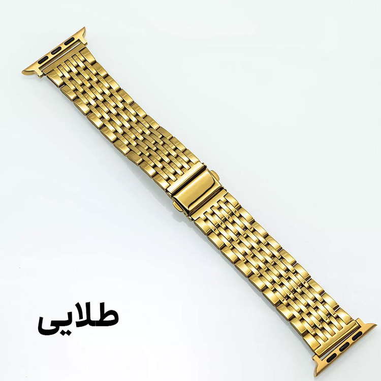 بند مسیر مدل Luxury Stanless مناسب برای اپل واچ 49 میلی متری Ultra