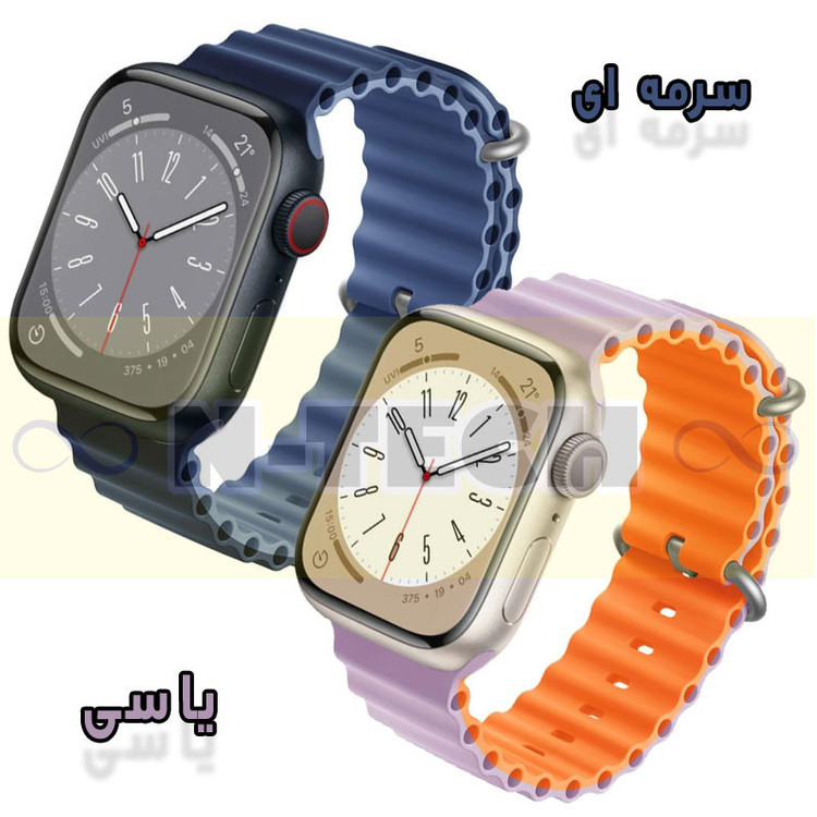 بند انتک مدل Ocean Loop مناسب برای اپل واچ Ultra 49mm / Ultra 2 49mm