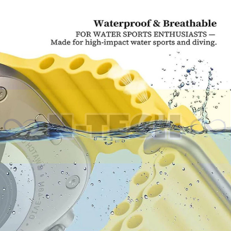 بند انتک مدل Ocean Loop مناسب برای اپل واچ Ultra 49mm / Ultra 2 49mm