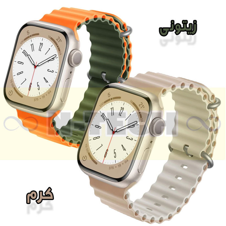 بند انتک مدل Ocean Loop مناسب برای اپل واچ Ultra 49mm / Ultra 2 49mm
