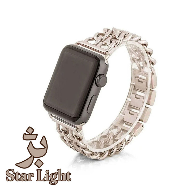 بند گوف LUX Cartier مناسب برای ساعت هوشمند اپل واچ سری 7 سایز 45 میلی متری