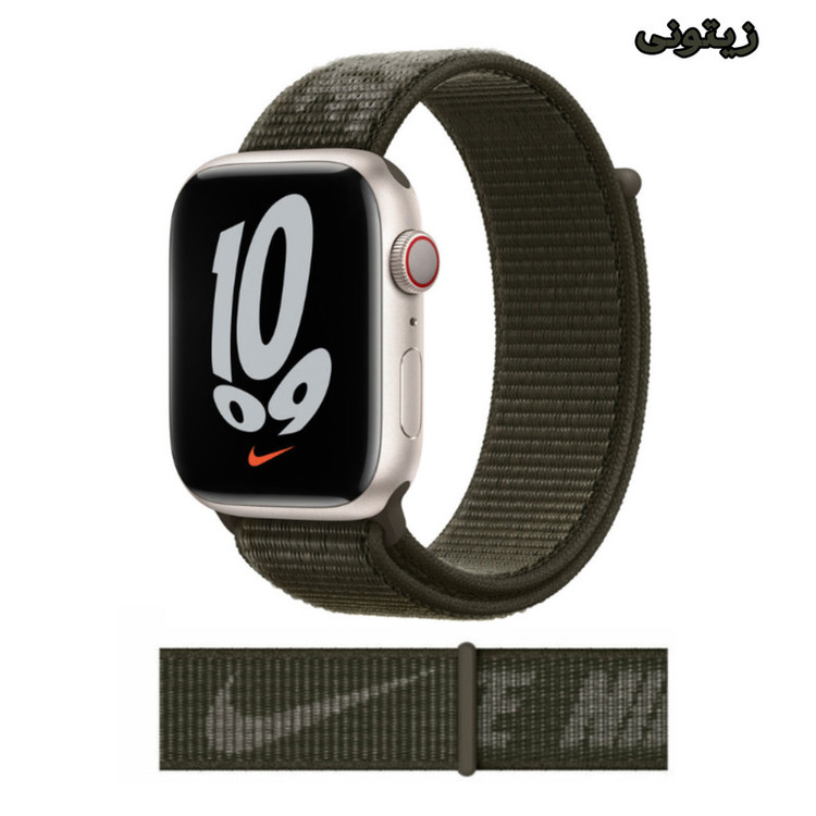 بند مسیر مدل Nylon Nik Sport مناسب برای اپل واچ سری 10 سایز 42 میلی متری