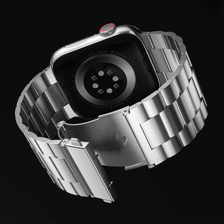 بند گوف مدل PMMA-3BEAD مناسب برای اپل واچ سری 10 سایز 46 میلی متری به همراه محافظ صفحه نمایش