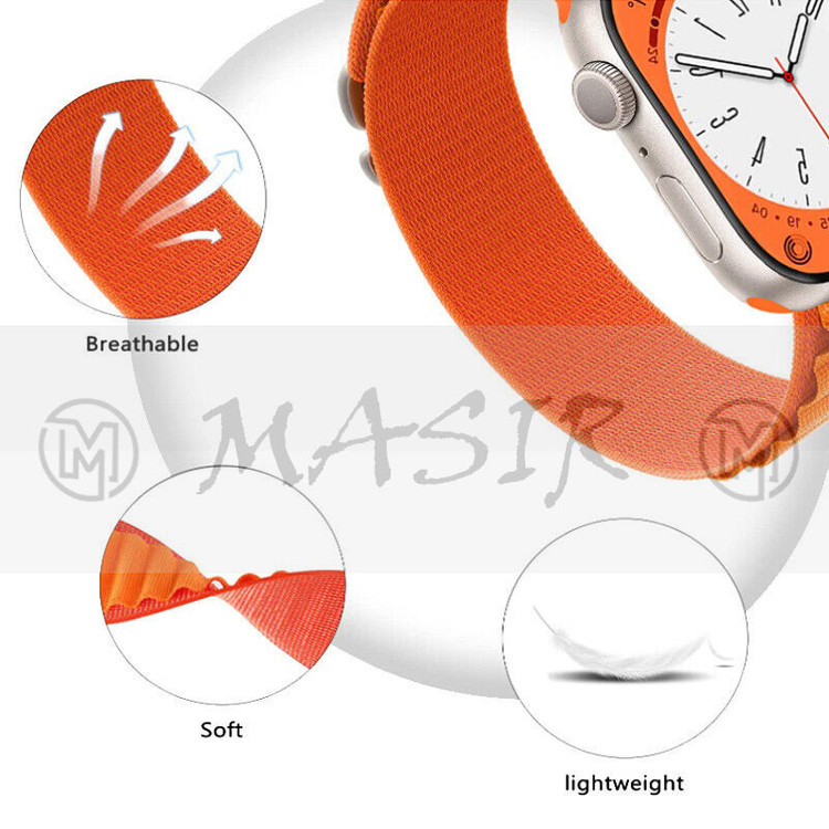 بند مسیر مدل Alpine Loop Strap مناسب برای اپل واچ سری 9 سایز 41 میلی متری