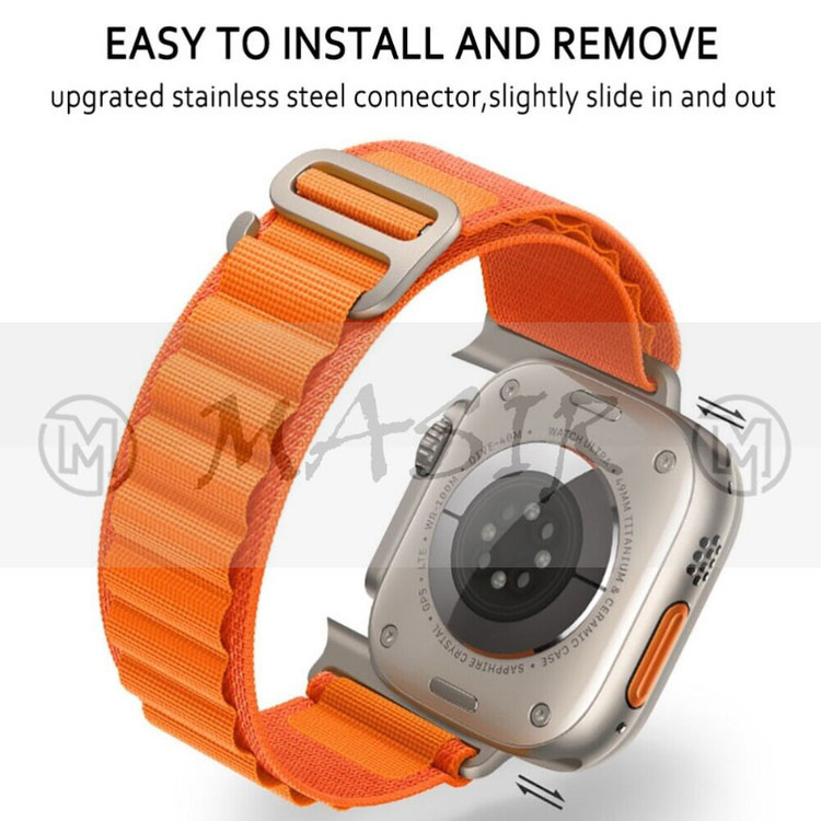 بند مسیر مدل Alpine Loop Strap مناسب برای اپل واچ سری 9 سایز 41 میلی متری