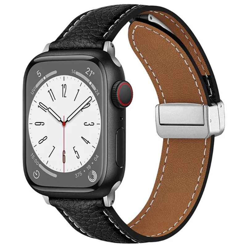 بند اسپریگ مدل Magnetic Leather SP مناسب برای اپل واچ Ultra / Ultra 2 49mm