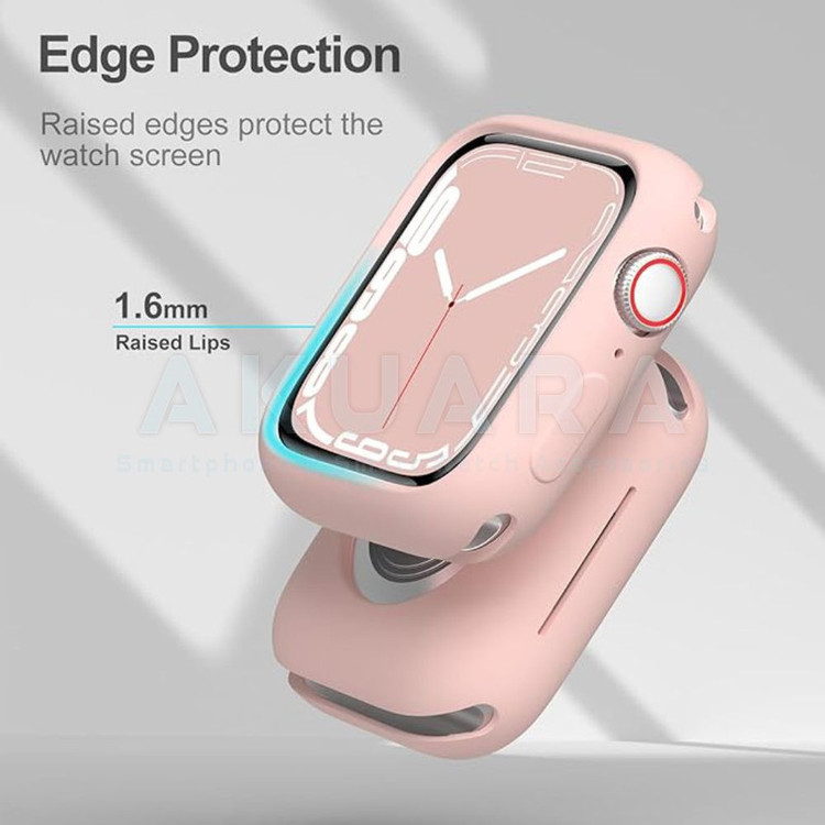 کاور آکوآرا مدل Jelly Protect مناسب برای اپل واچ Series 8 45mm / Series 7 45mm / Series 9 45mm به همراه محافظ صفحه نمایش