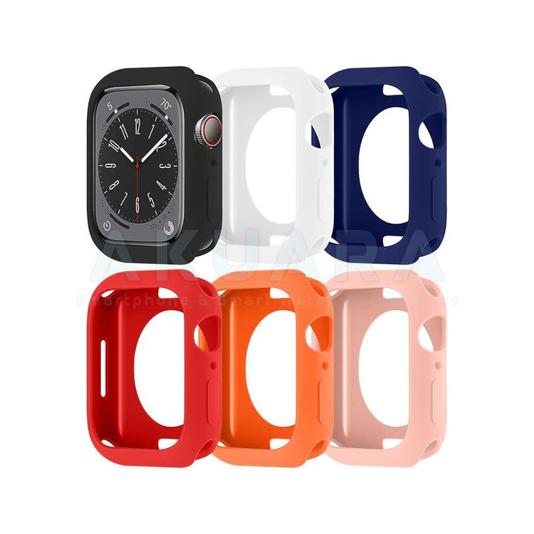 کاور آکوآرا مدل Jelly Protect مناسب برای اپل واچ Series 8 45mm / Series 7 45mm / Series 9 45mm به همراه محافظ صفحه نمایش